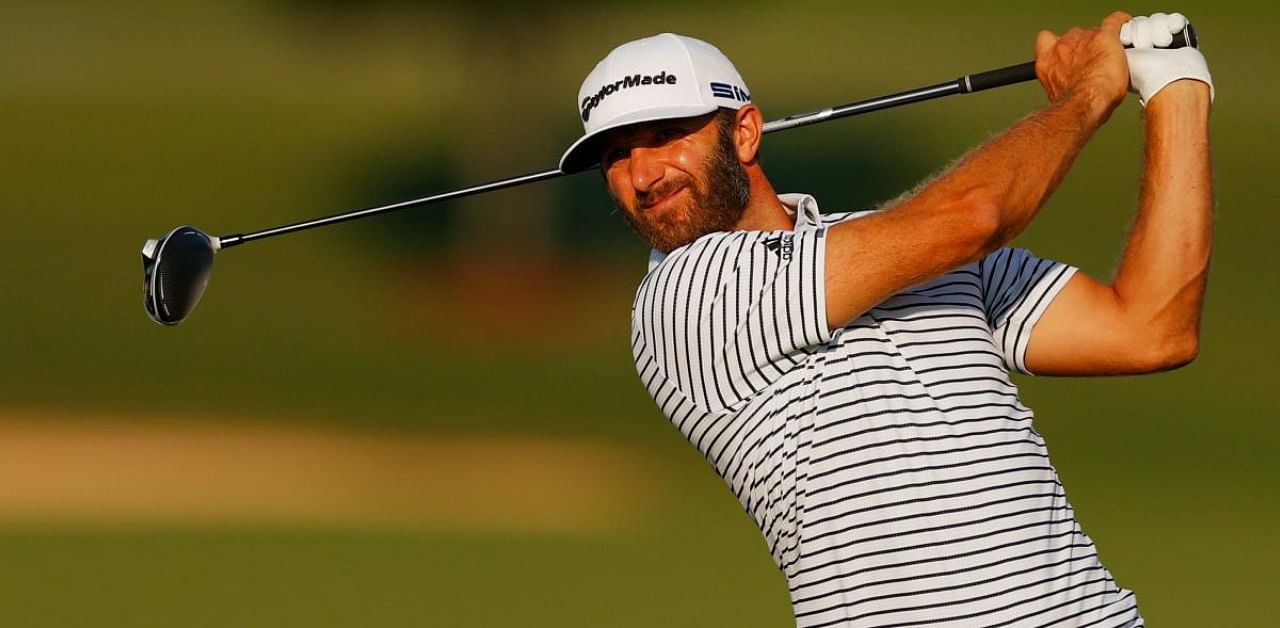 Golfer Dustin Johnson. Credit: AFP