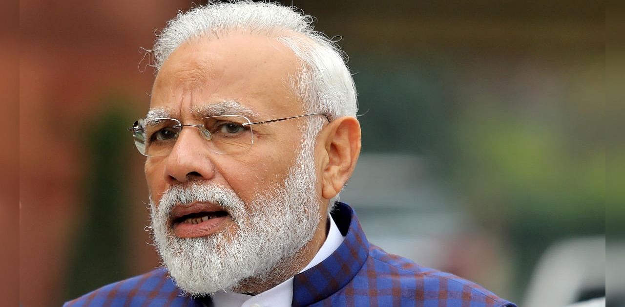 While attending the Governor's Conference on NEP, PM Modi said, "In this policy, we have stressed on passion, practicality and performance." Credit: Reuters