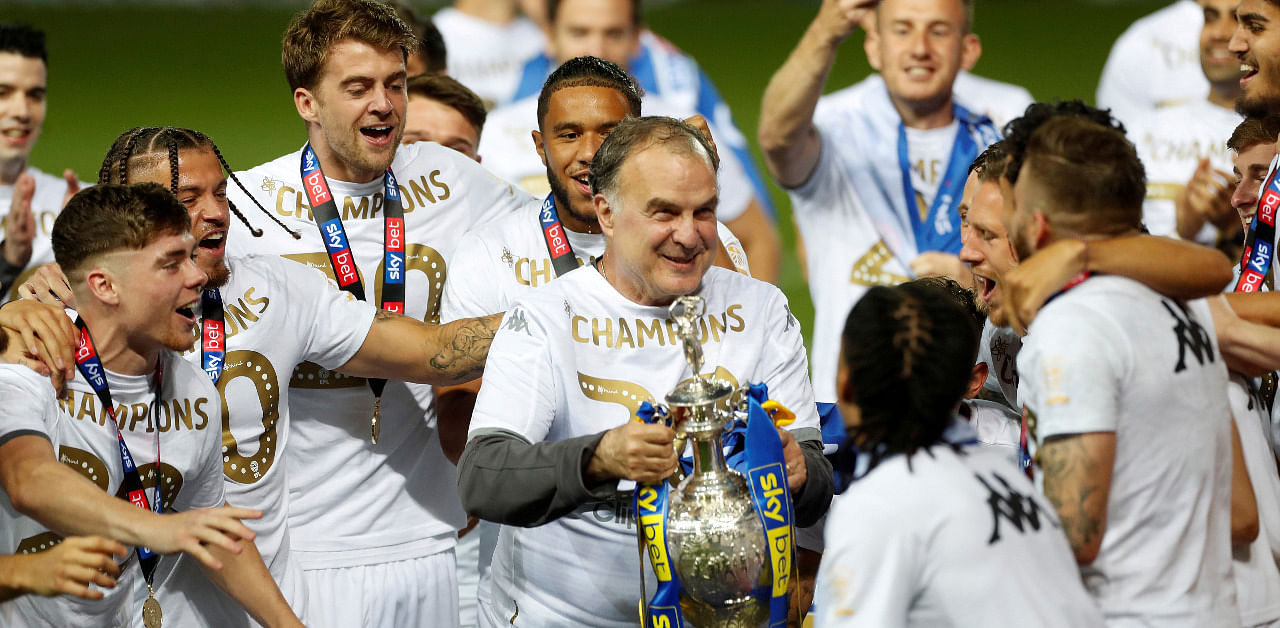 Leeds coach Marcelo Bielsa. Credit: Reuters Photo