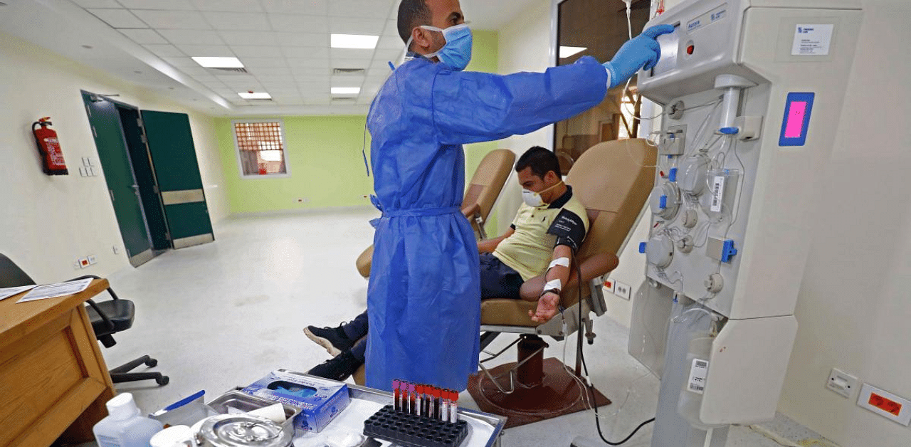 Egypt, like the United States and a handful of other countries, is trying to fight the pandemic in part by using convalescent plasma, the watery fluid in the blood of recovered patients that is teeming with antibodies. Credit: AFP Photo