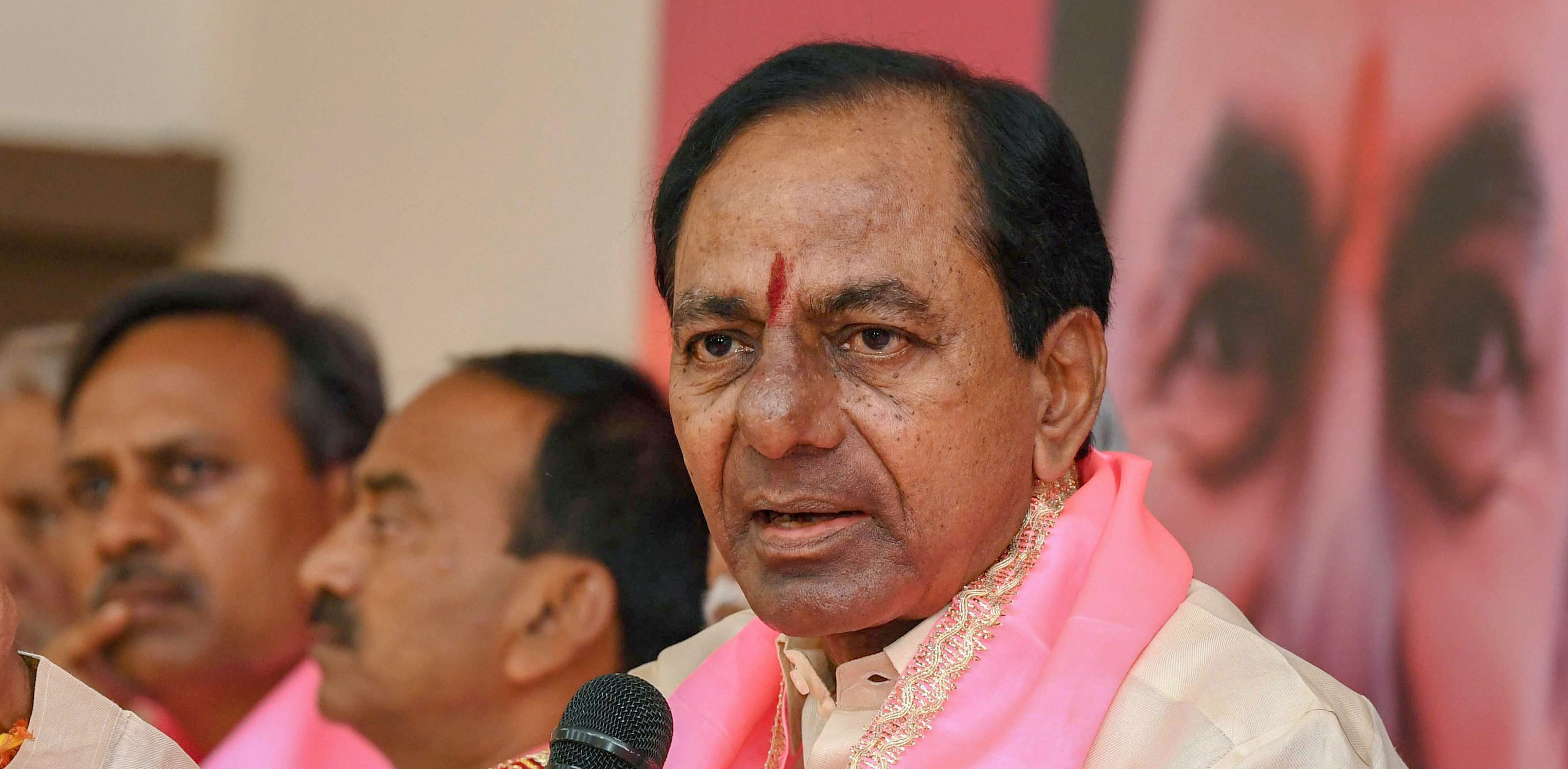 Telangana Chief Minister and TRS President K Chandrashekhar Rao. Credit: PTI