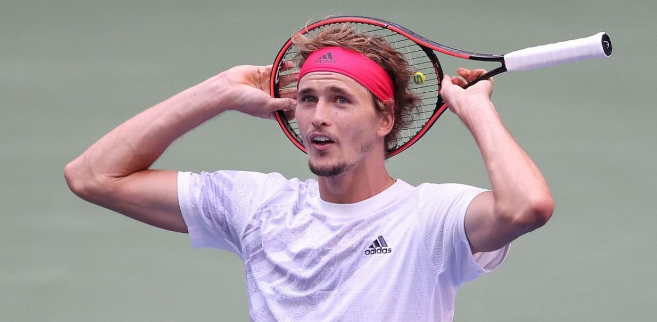 Alexander Zverev lashed out at Martina Navratilova over her 'pat-a-cake' remark. Credit: AFP