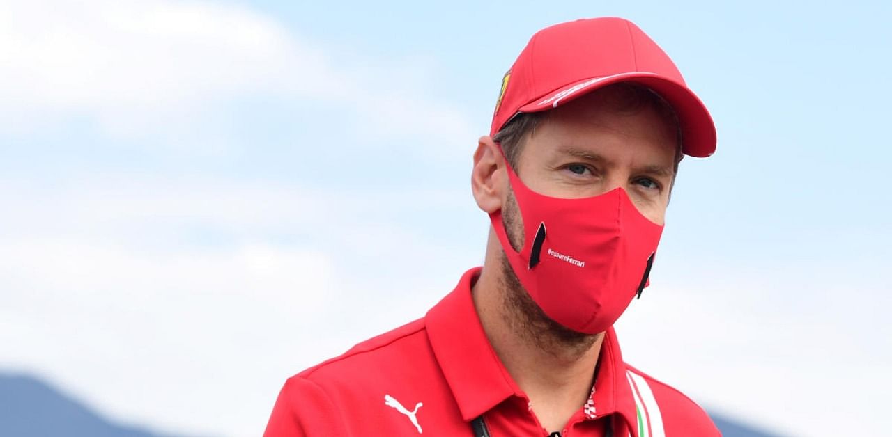 Ferrari's Sebastian Vettel ahead of the Tuscan Grand Prix. Credit: Reuters