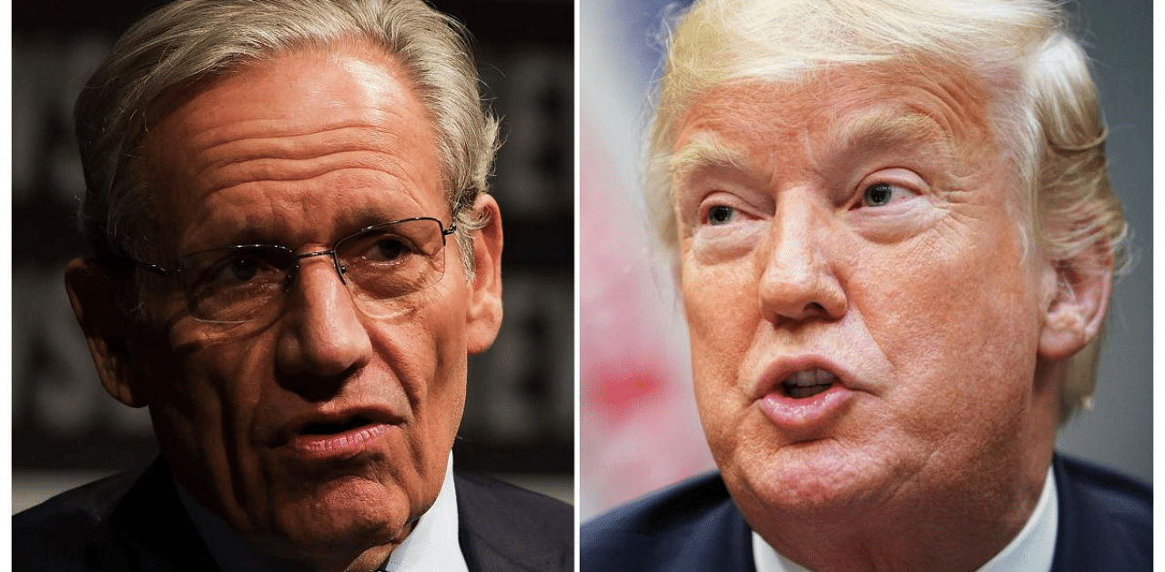 In Woodward's upcoming book on Trump, 'Rage', the president is quoted saying the virus was highly contagious and "deadly stuff" at a time he was publicly dismissing it as no worse than the flu. Credit: AFP Photo
