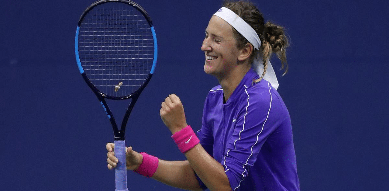 Azarenka, 31, set up the semi-final clash against Williams with a 6-1 6-0 demolition of Belgium's 16th seed Elise Mertens on Wednesday. Credit: AFP Photo