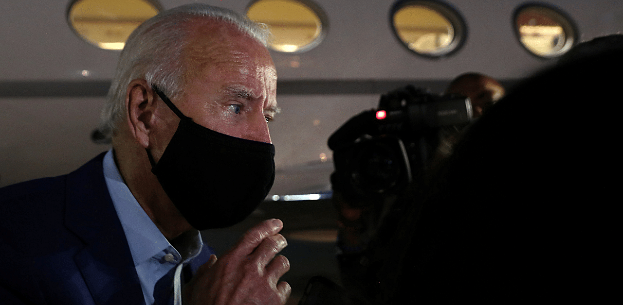 Democratic US presidential nominee and former Vice President Joe Biden. Credit: Reuters Photo