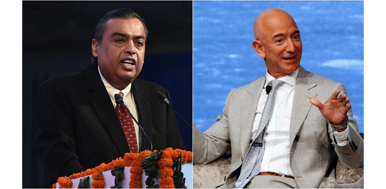 Amazon has held talks about investing in Reliance Retail and expressed interest in negotiating potential deals. Credit: Reuters Photo