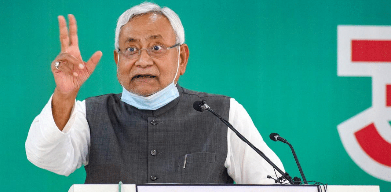 JD(U) chief Nitish Kumar requested Patnaik to extend the BJD's support to Harivansh Narayan Singh for the Rajya Sabha deputy chairman post. Credit: PTI Photo