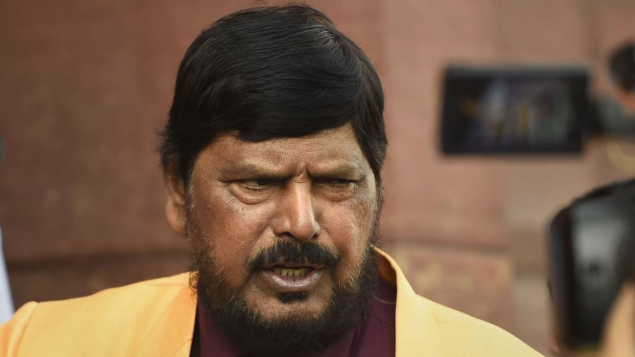 Athawale, a BJP ally, met Ranaut at her residence in suburban Khar. Credit: PTI