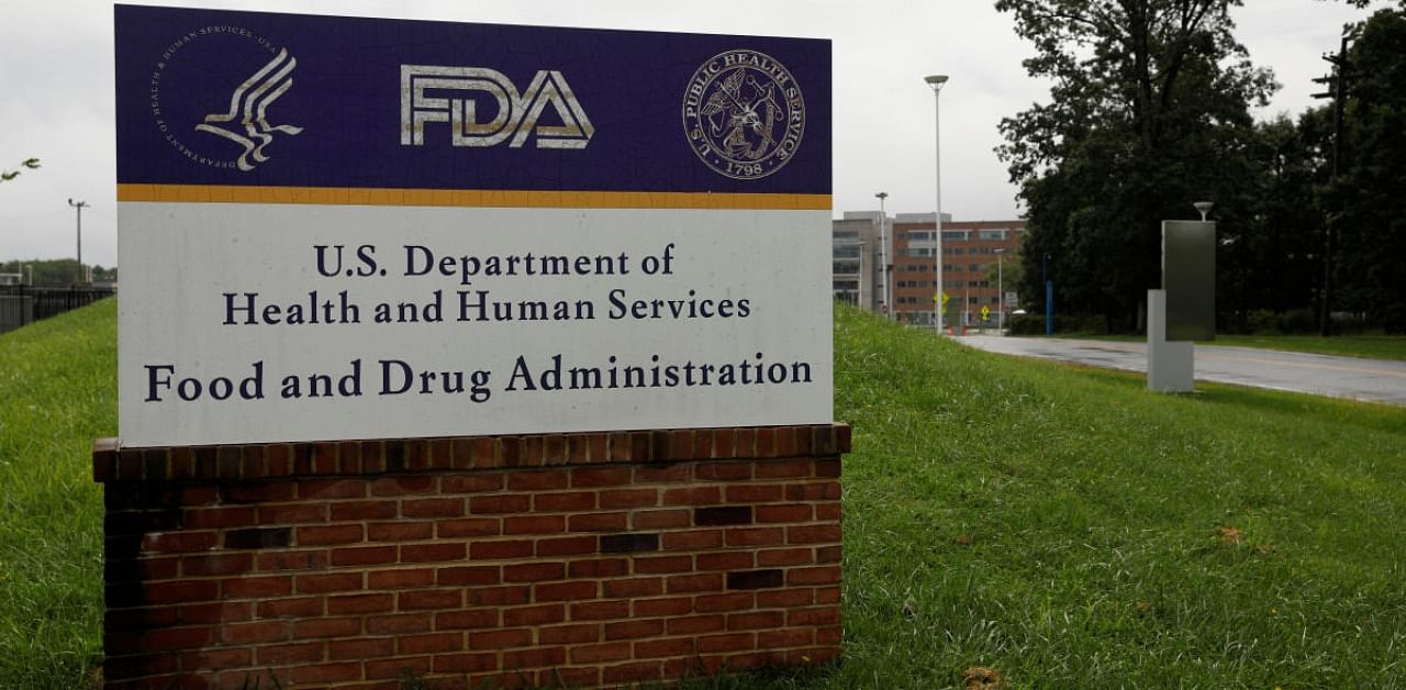Signage is seen outside of the Food and Drug Administration (FDA) headquarters in White Oak, Maryland, US. Credit: Reuters