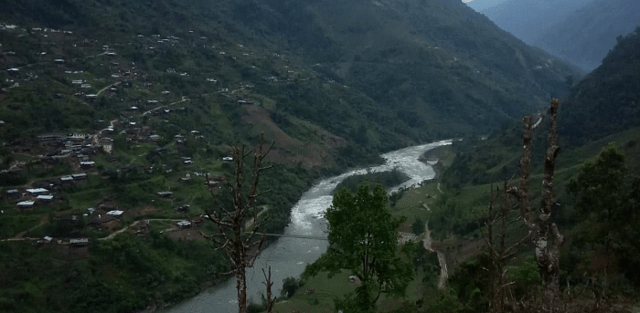 Subansiri, the area from where the five youths went missing in Arunachal Pradesh. Credit: DH