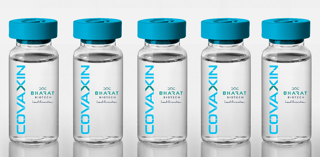 Vials of COVAXIN Covid-19 vaccine. Credit: Bharat Biotech