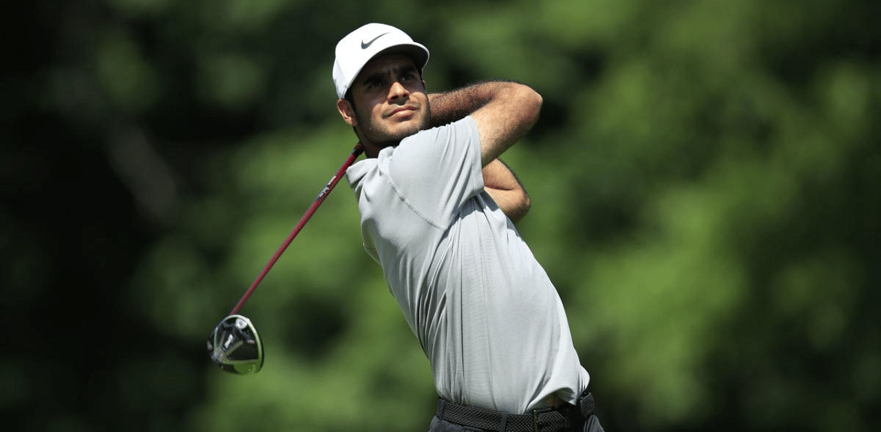 With a two-day total of two-under 140, Sharma is currently tied-40th in the tournament. Credit: AFP File Photo