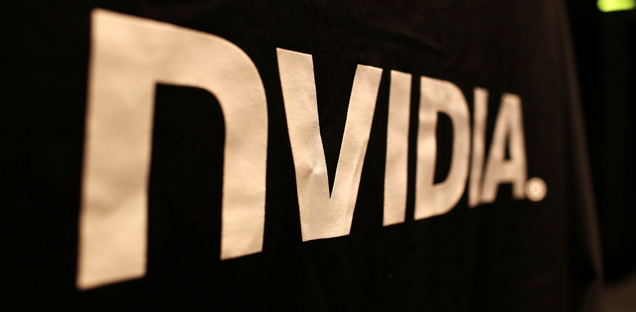 The logo of technology company Nvidia is seen at its headquarters in Santa Clara, California. Credit: Reuters Photo