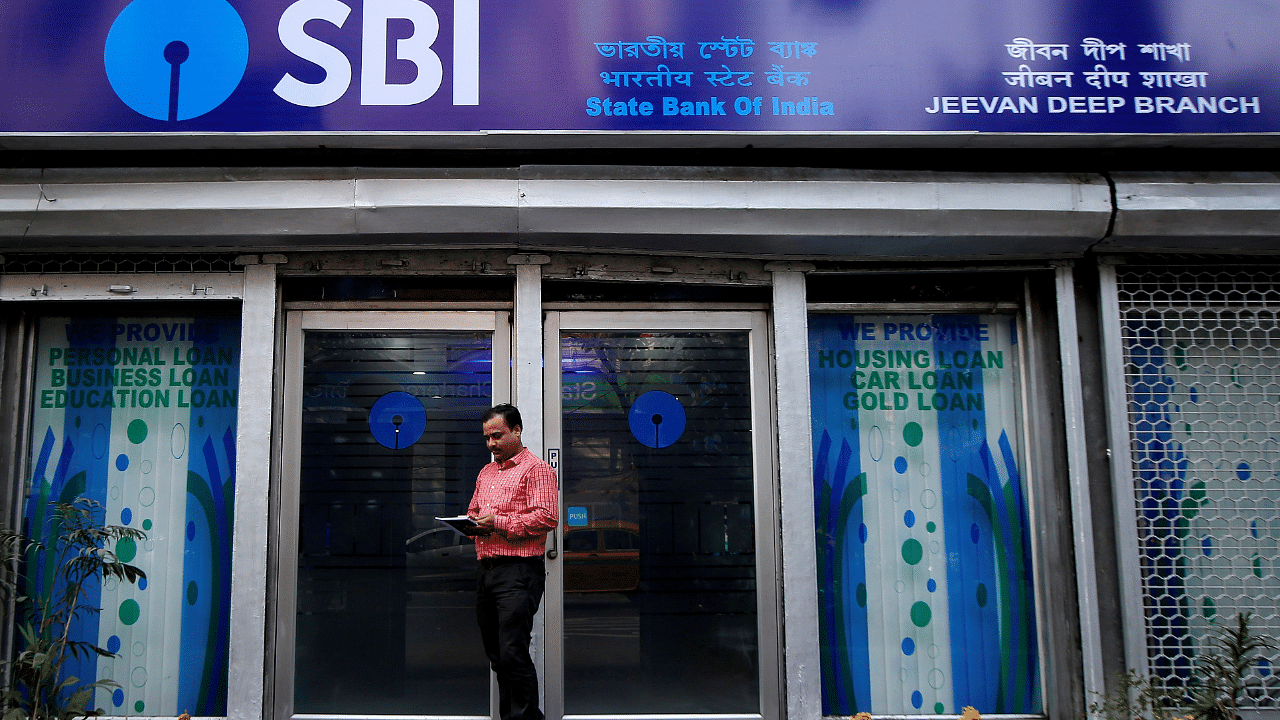 State Bank of India (SBI) branch. Credits: Reuters Photo