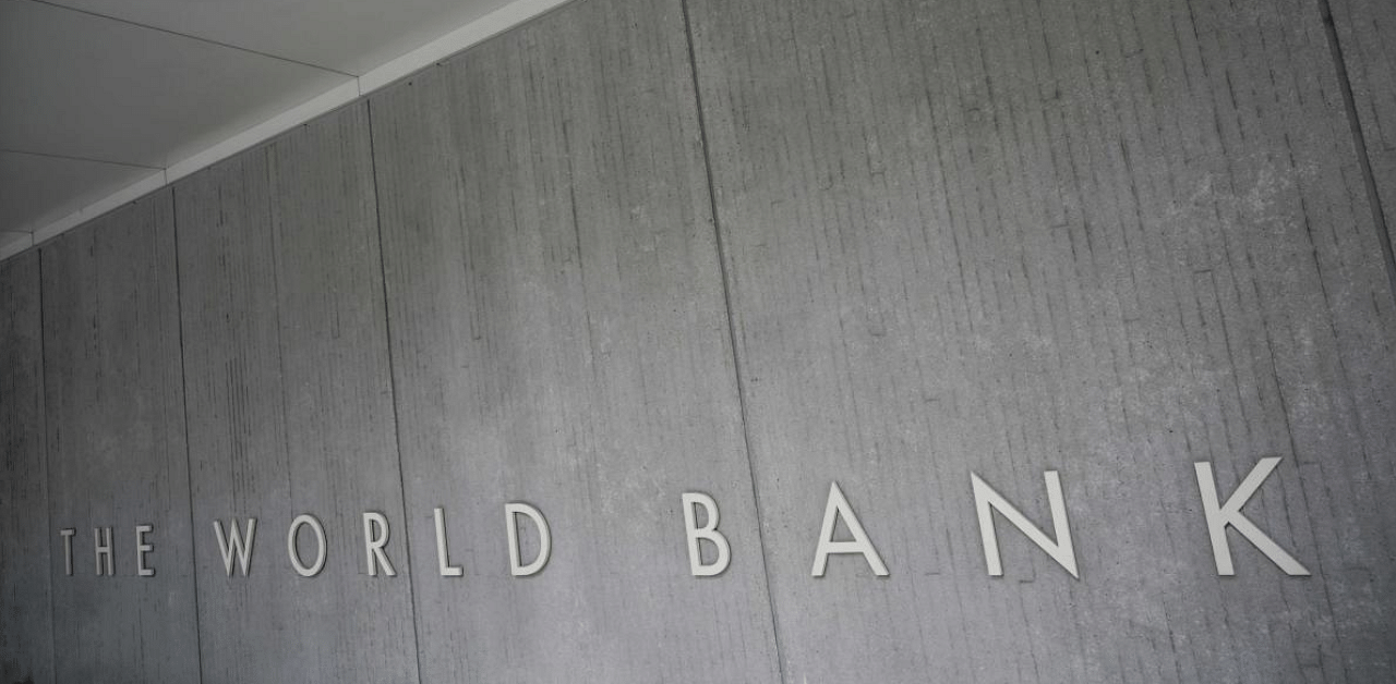  The World Bank Group logo. Credit: AFP