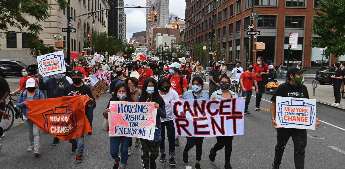 Activists and relief groups in the United States are scrambling to head off a monumental wave of evictions nationwide, as the coronavirus crisis leaves tens of millions at risk of homelessness. Credit: AFP