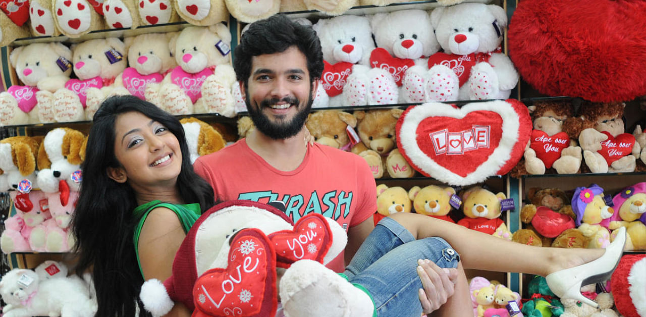 Sandalwood couple Aindrita Ray and Diganth. Credit: DH file photo