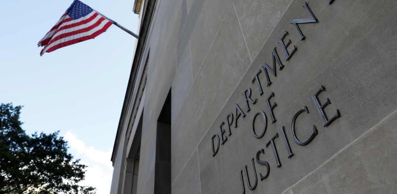 US Justice Department. Credit: Reuters Photo