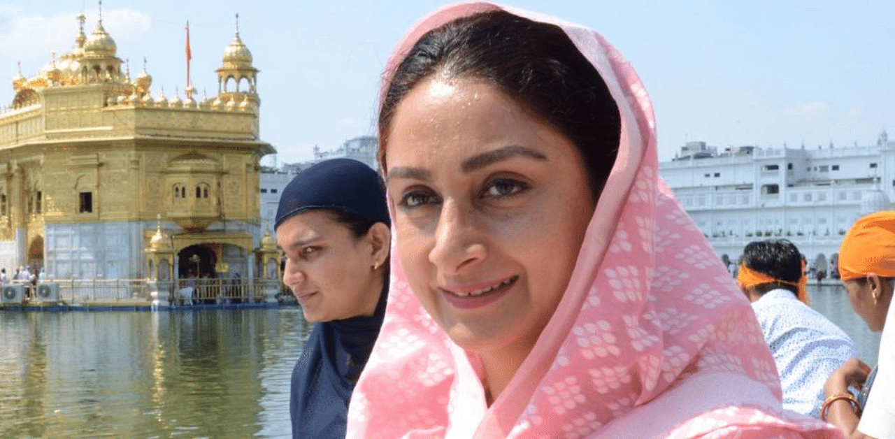 Harsimrat Kaur Badal. Credit: AFP