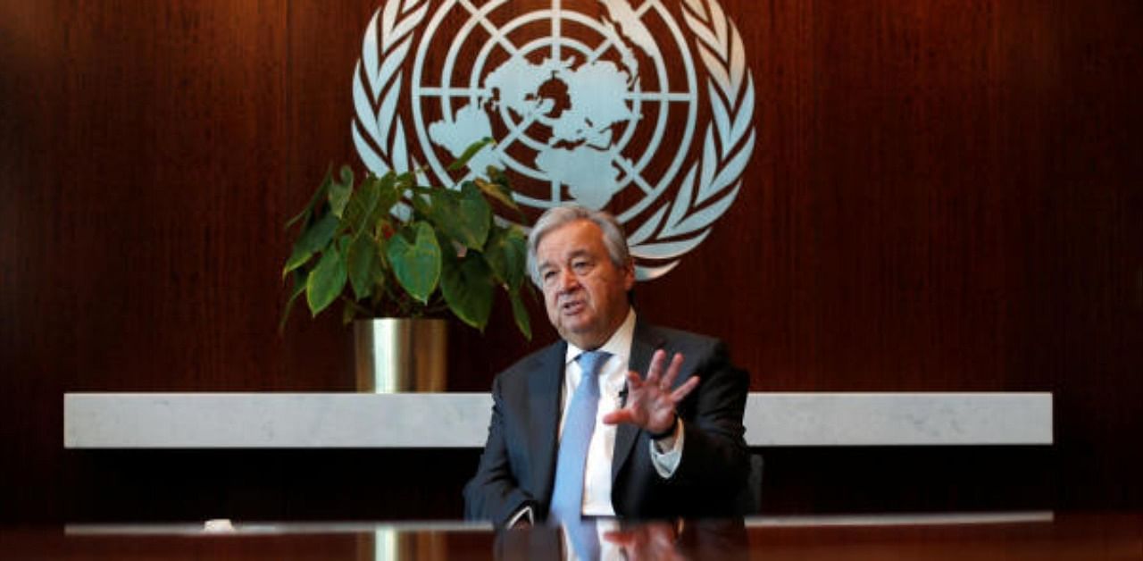 United Nations Secretary-General Antonio Guterres. Credit: Reuters Photo