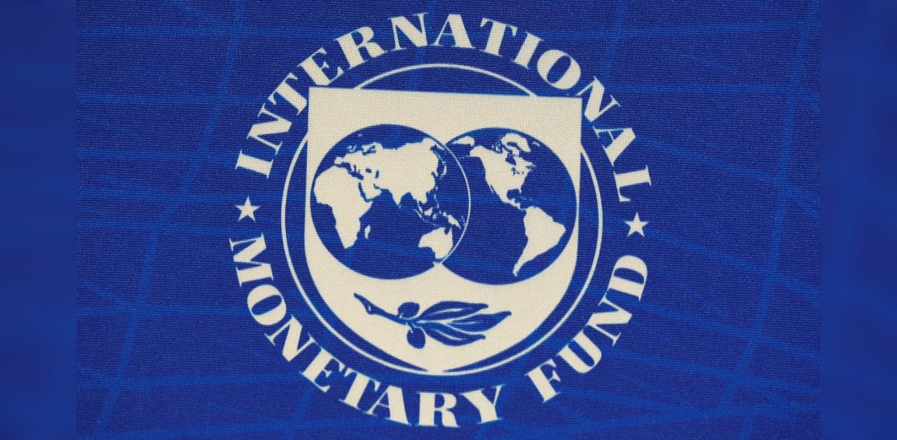 The logo of the International Monetary Fund (IMF). Credit: Reuters