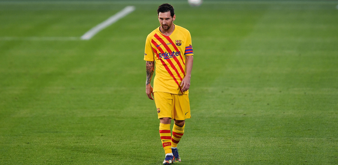 Barcelona's Argentinian forward Lionel Messi. Credit: AFP Photo