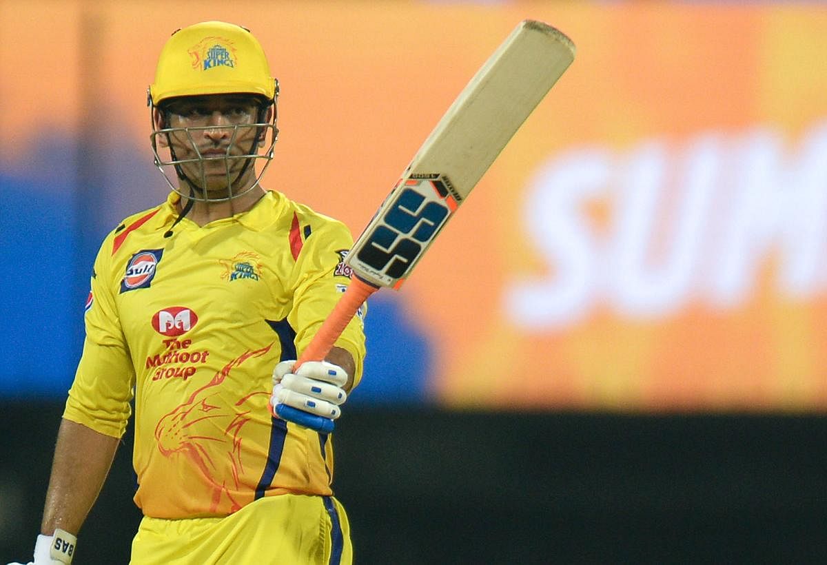 Super Kings posted 175 for five on Sunday night and Dhoni led the team's recovery from 27 for three with an unbeaten 75 off 46 balls. AFP photo