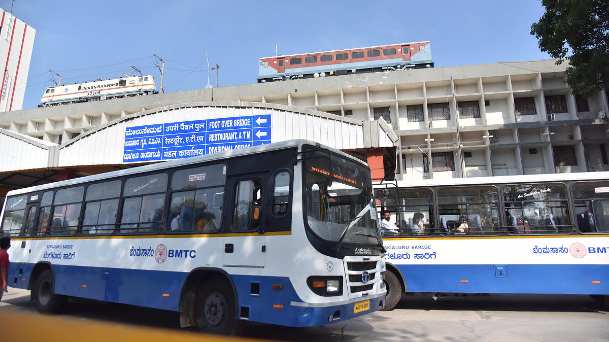 BMTC has already finalised the tender process to install CCTV cameras and GPS systems in 5,000 buses. DH FILE/Janardhan B K