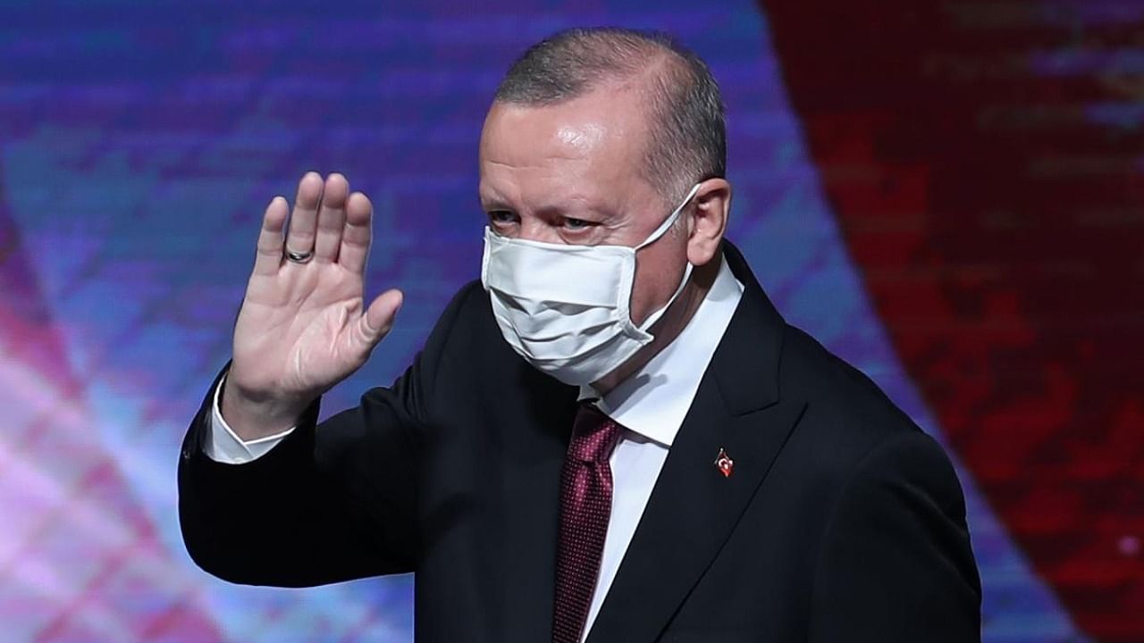 Recep Tayyip Erdogan. Credit: AFP.