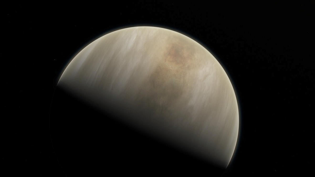 This artistic impression depicts the planet Venus, where scientists have confirmed the detection of phosphine molecules. ESO/M. Kornmesser &amp; NASA/JPL/Caltech via REUTERS. NO RESALES. NO ARCHIVES. THIS IMAGE HAS BEEN SUPPLIED BY A THIRD PARTY.