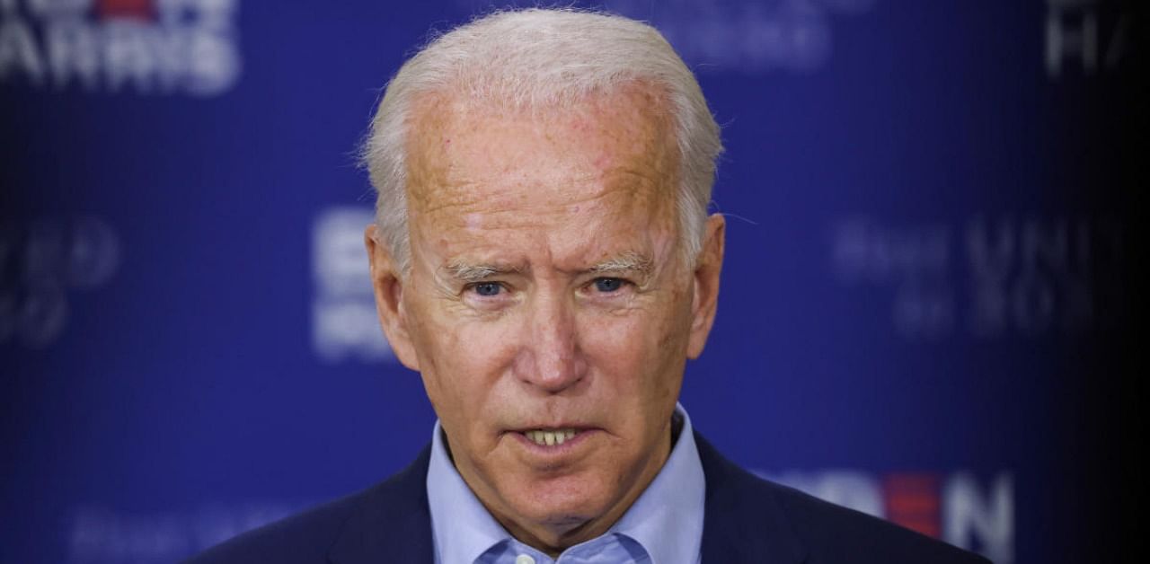 Democratic US presidential nominee and former Vice President Joe Biden. Credit: Reuters