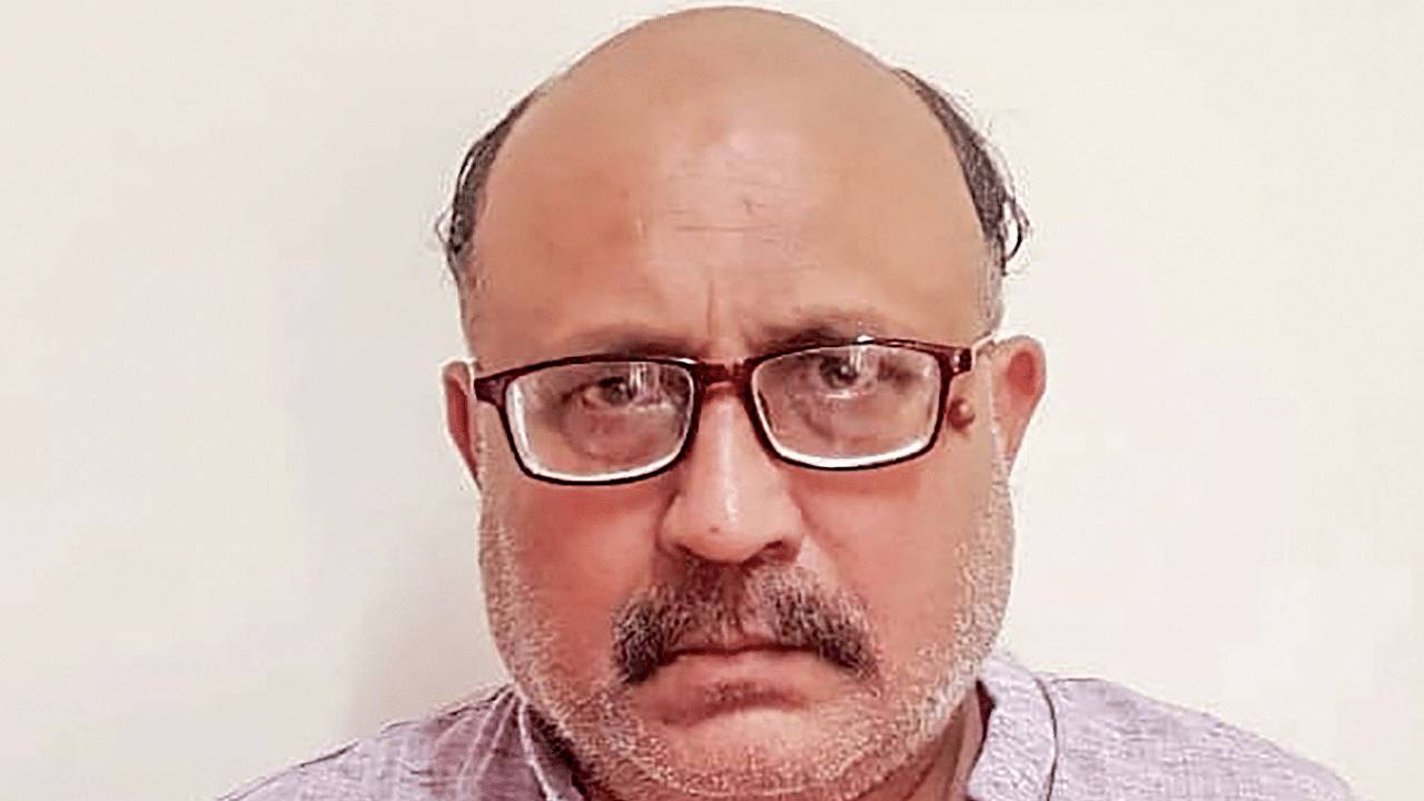 Delhi Police arrested freelance journalist Rajeev Sharma, who was allegedly found in possession of defence-related classified documents, in connection with a case, under the Official Secrets Act. Credits: PTI Photo