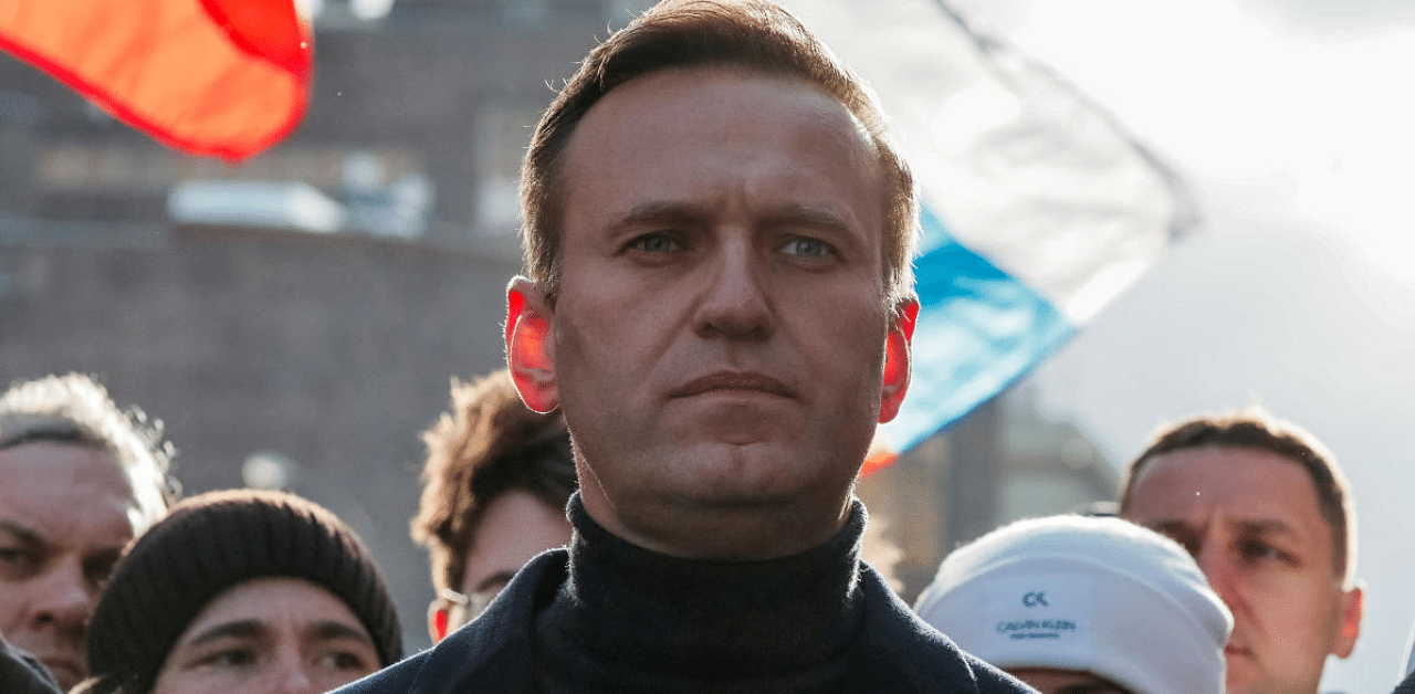 Navalny said the Novichok nerve agent was found “in and on” his body, and said the clothes taken off him when he was hospitalized in Siberia a month ago after collapsing on a Russian flight are “very important material evidence.” Credit: Reuters Photo