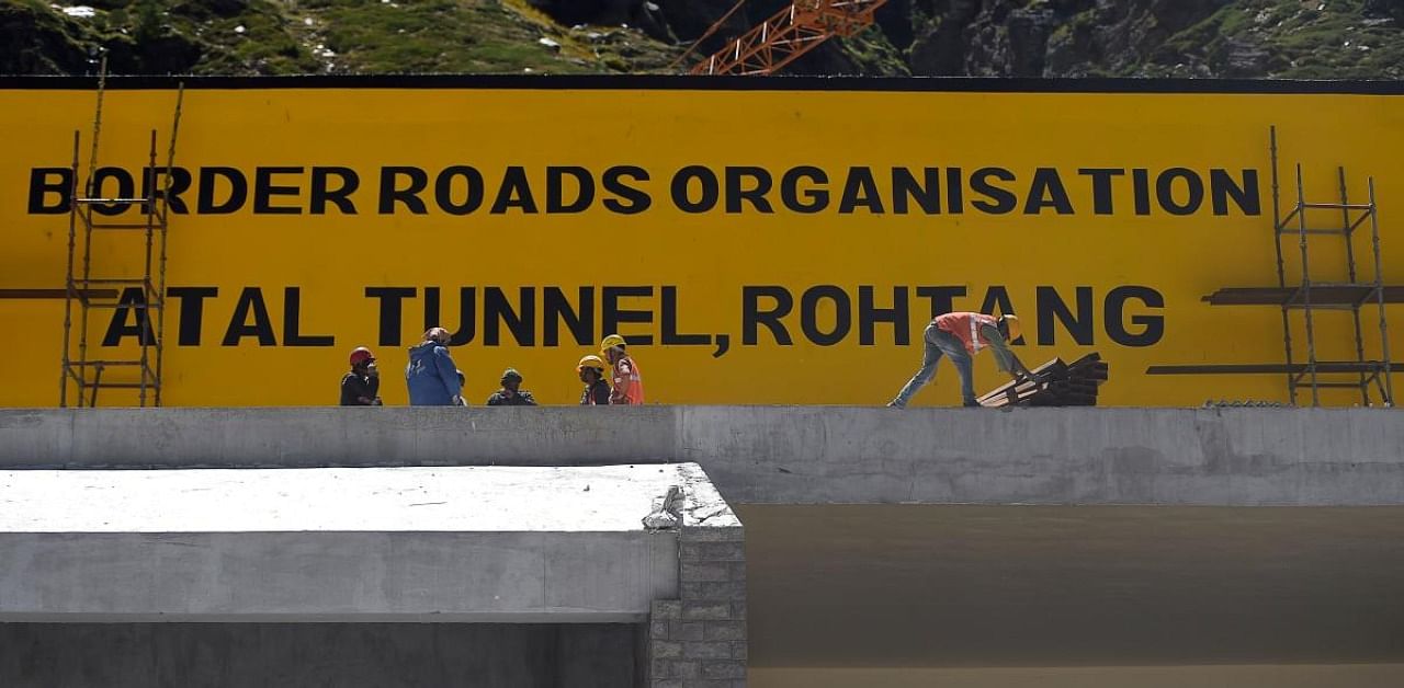 Atal Tunnel at Rohtang. Credit: AFP Photo