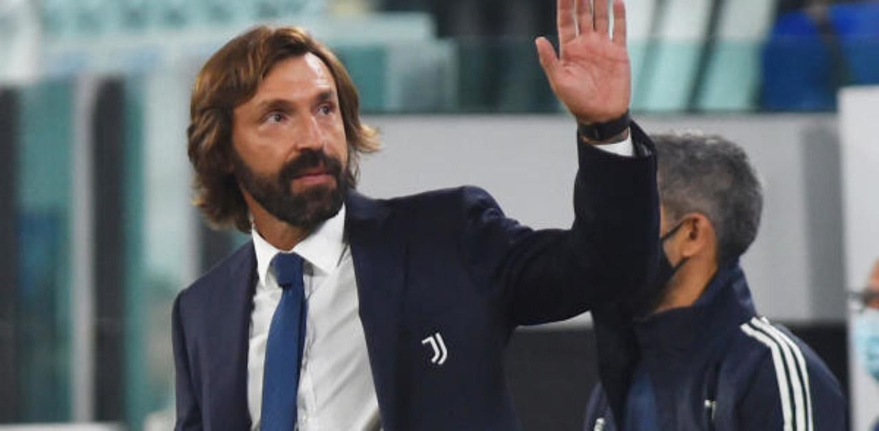 Juventus coach Andrea Pirlo before the match. Credit: Reuters Photo