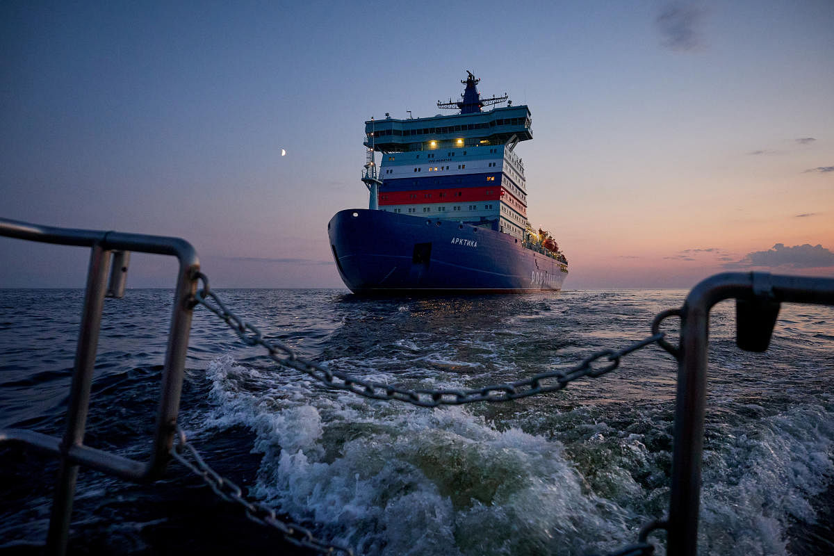 The nuclear-powered icebreaker Arktika. Credit: Reuters