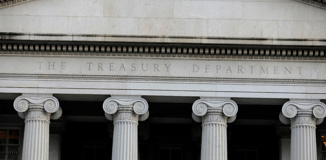 The United States Department of the Treasury is seen in Washington. Credit: Reuters Photo
