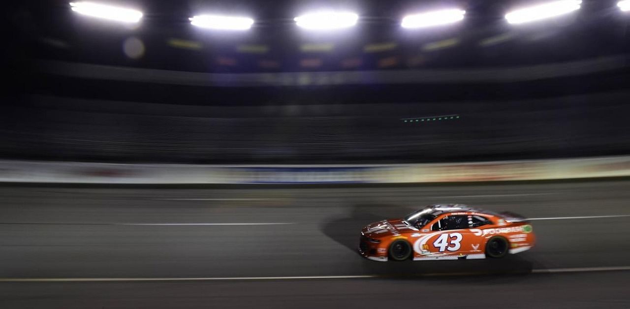 Bubba Wallace, driver of the #43 Door Dash Chevrolet. Credit: AFP Photo