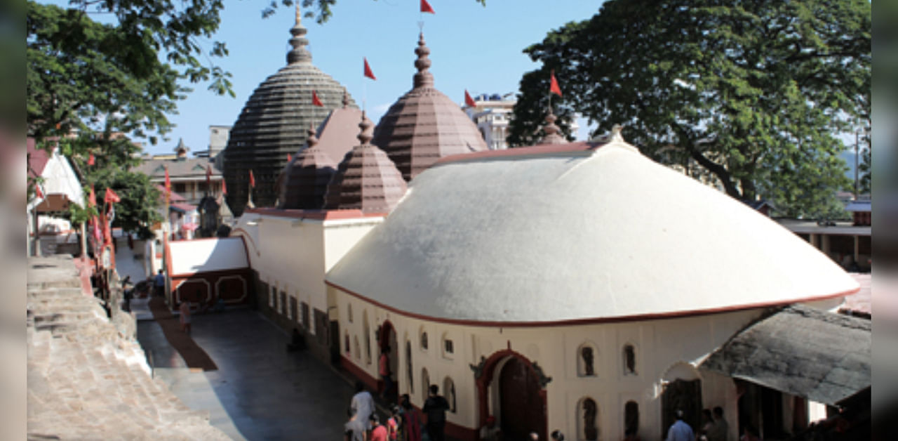 The ancient Kamakhya temple in Guwahati. Credit: Govt of Assam