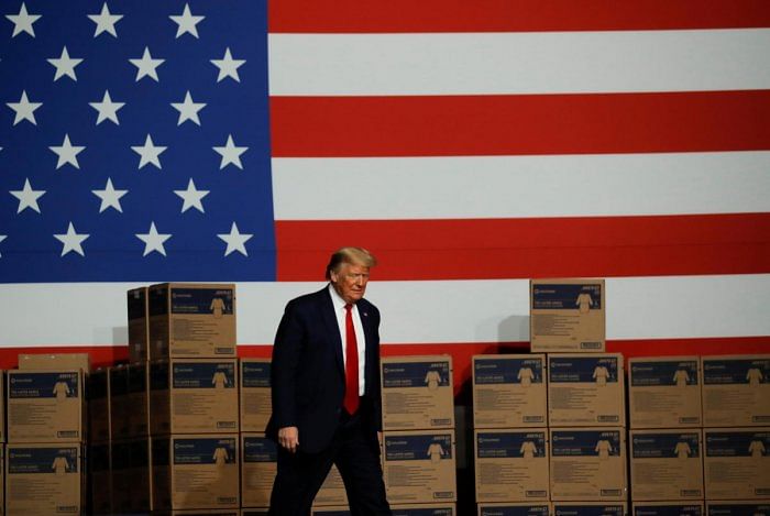 US President Donald Trump. Credit: Reuters photo