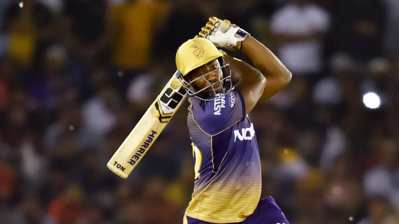Andre Russell smashed a league record 52 sixes in IPL 2019 and has the highest strike rate of any batsman in the league. Credit: PTI/file photo.