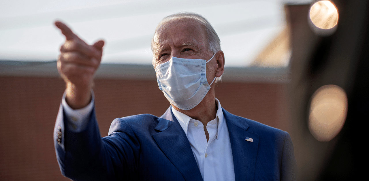 Democratic US presidential nominee and former Vice President Joe Biden. Credit: Reuters Photo