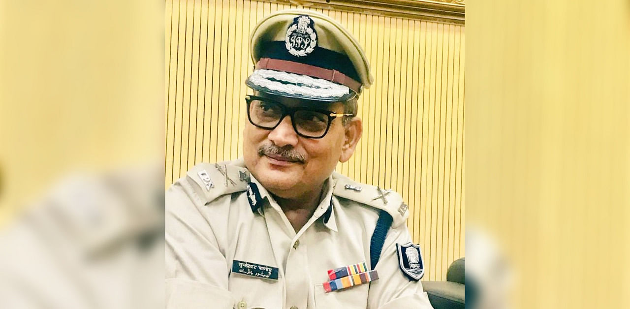 Bihar’s Director General of Police (DGP) Gupteshwar Pandey. Credit: Twitter Image/@IPSGupteshwar 