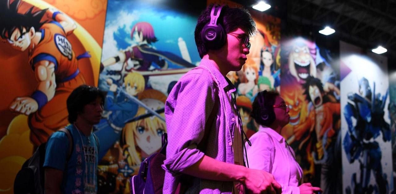 People play video games during the Tokyo Game Show in Makuhari, Chiba Prefecture. Credit: AFP Photo