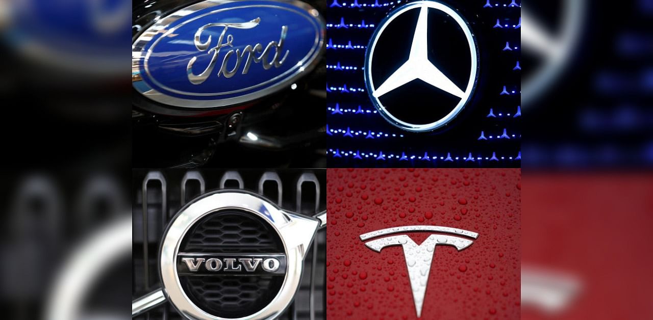 Tesla, Volvo, Ford and Mercedes Benz have sued the US government over tariffs on Chinese goods. Credit: Reuters photos