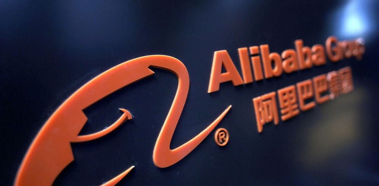 A logo of Alibaba Group is seen in Tianjin, China. Credit: Reuters