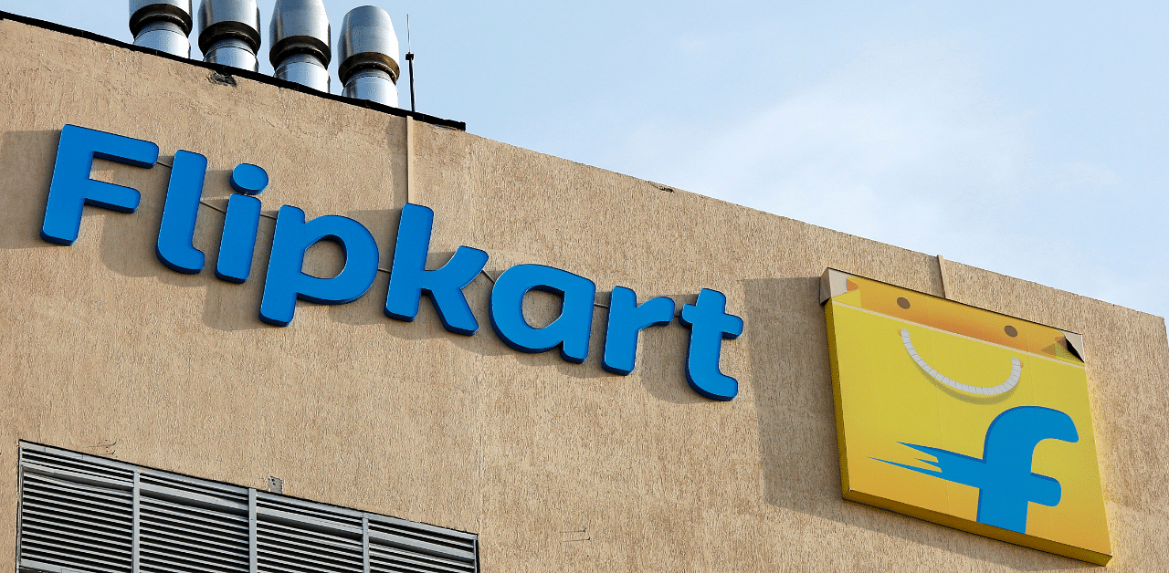 The logo of Flipkart is seen on the company's office in Bengaluru. Credit: Reuters Photo