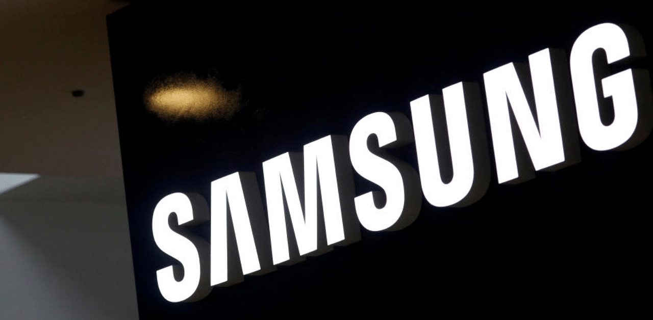  The logo of Samsung Electronics. Credit: Reuters