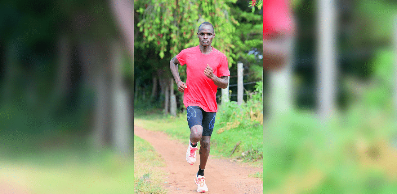 Kenyan long-distance runner Patrick Siele. Credit: Twitter
